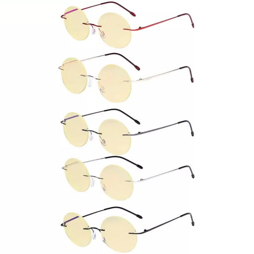 eyekeeper.com 5 Pack Round Blue light Blocking Reading Glasses TMWK26 Eyeglasses White Smoke 5 Pairs Mix / +0.50,5 Pairs Mix / +0.75,5 Pairs Mix / +1.00,5 Pairs Mix / +1.25,5 Pairs Mix / +3.00,5 Pairs Mix / +3.50,5 Pairs Mix / +4.00