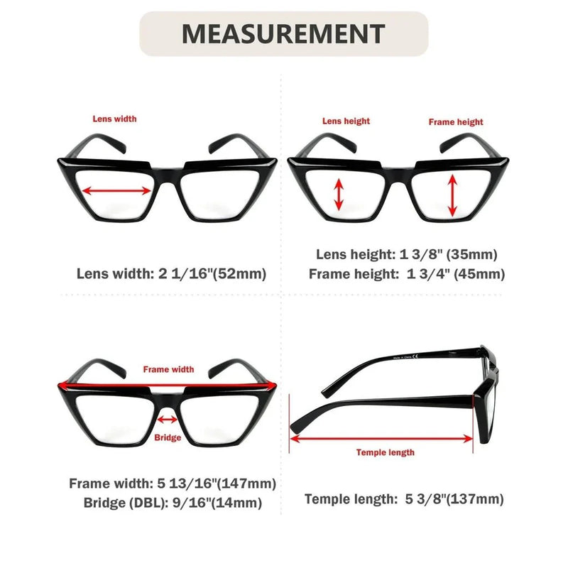 eyekeeper.com 5 Pack Sharp edged Cat-eye Reading Glasses Funky Readers R2138 Eyeglasses White Smoke 5 Pairs Mix / without magnification,5 Pairs Mix / +0.50,5 Pairs Mix / +0.75,5 Pairs Mix / +1.00,5 Pairs Mix / +1.25,5 Pairs Mix / +1.50,5 Pairs Mix / +1.75,5 Pairs Mix / +2.00,5 Pairs Mix / +2.25,5 Pairs Mix / +2.50,5 Pairs Mix / +2.75,5 Pairs Mix / +3.00