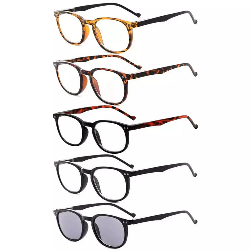 eyekeeper.com 5 Pack Spring Hinges Reading Glasses Include Sunshine Readers R065 Eyeglasses White Smoke 5 Pairs Mix / +0.50,5 Pairs Mix / +0.75,5 Pairs Mix / +1.00,5 Pairs Mix / +1.25,5 Pairs Mix / +1.50,5 Pairs Mix / +1.75,5 Pairs Mix / +2.00,5 Pairs Mix / +2.25,5 Pairs Mix / +2.50,5 Pairs Mix / +2.75,5 Pairs Mix / +3.00,5 Pairs Mix / +3.50,5 Pairs Mix / +