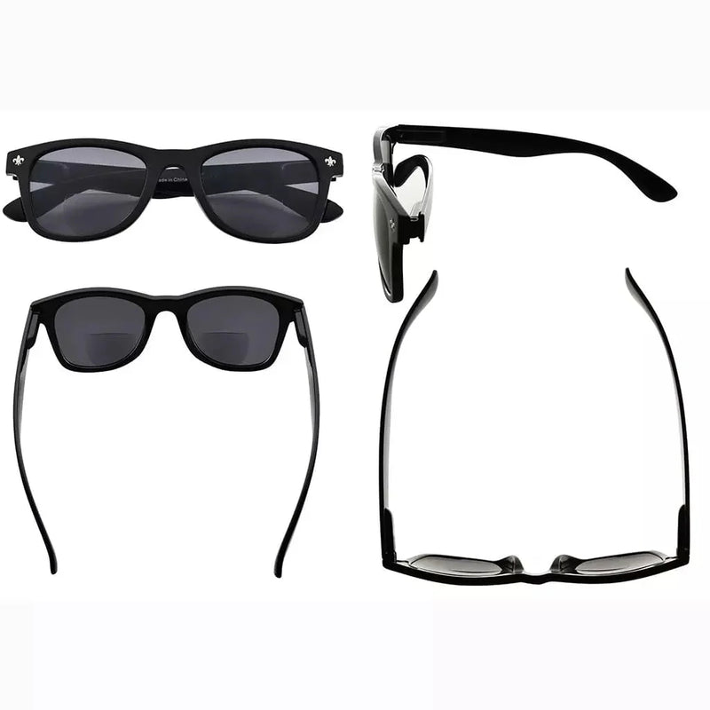 eyekeeper.com 5 Pack Square Bifocal Reading Sunglasses Chic Readers SGS027 Sunglasses White Smoke 5 Pairs Mix / +1.00,5 Pairs Mix / +1.50,5 Pairs Mix / +1.75,5 Pairs Mix / +2.00,5 Pairs Mix / +2.50,5 Pairs Mix / +3.00,5 Pairs Mix / +4.00