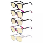 eyekeeper.com 5 Pack Stylish Blue Light Blocking Readers TMCGT1801 Eyeglasses White Smoke 5 Pairs Mix / without magnification,5 Pairs Mix / +0.50,5 Pairs Mix / +0.75,5 Pairs Mix / +1.00,5 Pairs Mix / +1.25,5 Pairs Mix / +1.50,5 Pairs Mix / +1.75,5 Pairs Mix / +2.00,5 Pairs Mix / +2.50