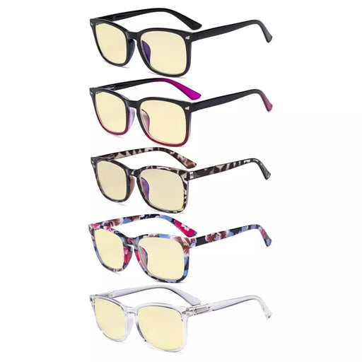 eyekeeper.com 5 Pack Stylish Blue Light Blocking Readers TMCGT1801 Eyeglasses White Smoke 5 Pairs Mix / without magnification,5 Pairs Mix / +0.50,5 Pairs Mix / +0.75,5 Pairs Mix / +1.00,5 Pairs Mix / +1.25,5 Pairs Mix / +1.50,5 Pairs Mix / +1.75,5 Pairs Mix / +2.00,5 Pairs Mix / +2.50