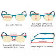 eyekeeper.com 5 Pack Stylish Blue Light Blocking Reading Glasses TM046 Eyeglasses White Smoke 5 Pairs Mix / without magnification,5 Pairs Mix / +0.50,5 Pairs Mix / +0.75,5 Pairs Mix / +1.00,5 Pairs Mix / +1.25,5 Pairs Mix / +1.50,5 Pairs Mix / +1.75,5 Pairs Mix / +2.00,5 Pairs Mix / +2.25,5 Pairs Mix / +2.50