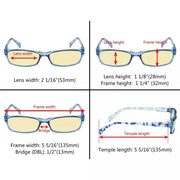 eyekeeper.com 5 Pack Stylish Blue Light Blocking Reading Glasses TMCGT1803 Eyeglasses White Smoke 5 Pairs Mix / without magnification,5 Pairs Mix / +0.50,5 Pairs Mix / +0.75,5 Pairs Mix / +1.00,5 Pairs Mix / +1.25,5 Pairs Mix / +1.50,5 Pairs Mix / +1.75,5 Pairs Mix / +2.00,5 Pairs Mix / +2.50