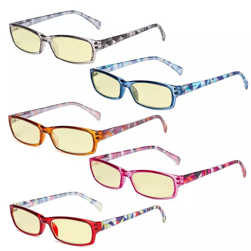 eyekeeper.com 5 Pack Stylish Blue Light Blocking Reading Glasses TMCGT1803 Eyeglasses White Smoke 5 Pairs Mix / without magnification,5 Pairs Mix / +0.50,5 Pairs Mix / +0.75,5 Pairs Mix / +1.00,5 Pairs Mix / +1.25,5 Pairs Mix / +1.50,5 Pairs Mix / +1.75,5 Pairs Mix / +2.00,5 Pairs Mix / +2.50