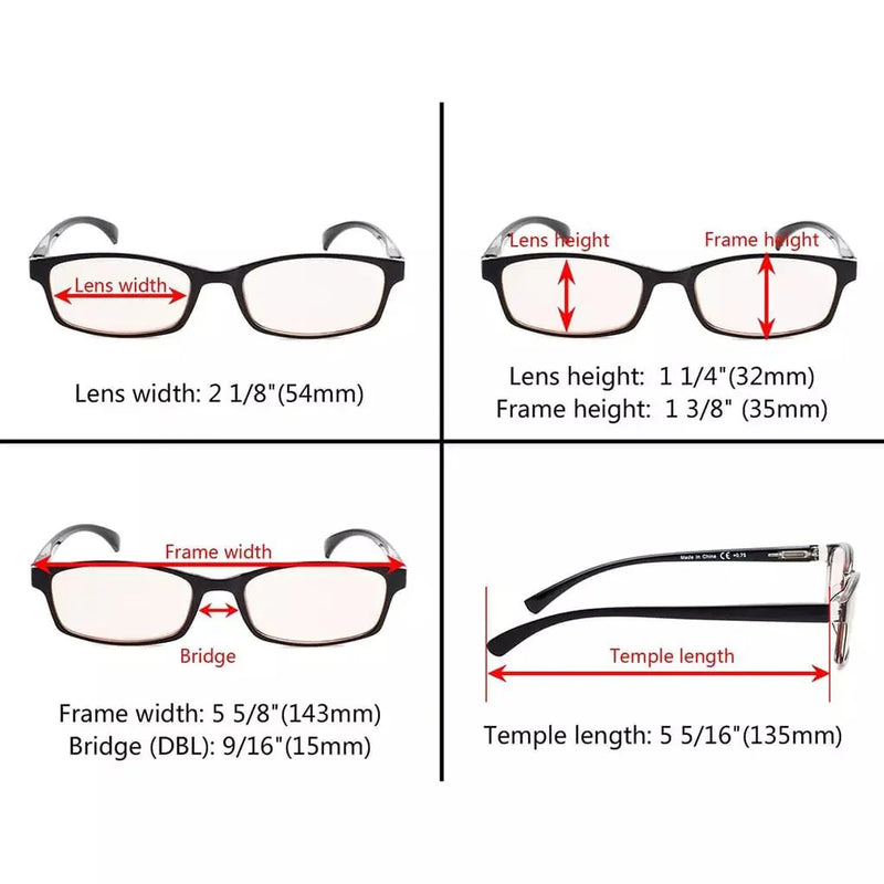 eyekeeper.com 5 Pack Stylish Blue Light Filter Computer Reading Glasses CG177 Eyeglasses White Smoke 5 Pairs Mix / without magnification,5 Pairs Mix / +0.50,5 Pairs Mix / +0.75,5 Pairs Mix / +1.00,5 Pairs Mix / +1.25,5 Pairs Mix / +1.50,5 Pairs Mix / +1.75,5 Pairs Mix / +2.00,5 Pairs Mix / +2.25,5 Pairs Mix / +2.50,5 Pairs Mix / +2.75,5 Pairs Mix / +3.00