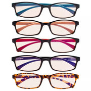 eyekeeper.com 5 Pack Stylish Blue Light Filter Computer Reading Glasses CG177 Eyeglasses White Smoke 5 Pairs Mix / without magnification,5 Pairs Mix / +0.50,5 Pairs Mix / +0.75,5 Pairs Mix / +1.00,5 Pairs Mix / +1.25,5 Pairs Mix / +1.50,5 Pairs Mix / +1.75,5 Pairs Mix / +2.00,5 Pairs Mix / +2.25,5 Pairs Mix / +2.50,5 Pairs Mix / +2.75,5 Pairs Mix / +3.00
