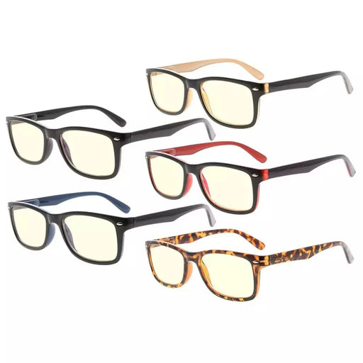 eyekeeper.com 5 Pack Stylish Blue Light Filter Reading Glasses UVR075 Eyeglasses White Smoke 5 Pairs Mix / without magnification,5 Pairs Mix / +0.50,5 Pairs Mix / +0.75,5 Pairs Mix / +1.00,5 Pairs Mix / +1.25,5 Pairs Mix / +1.50,5 Pairs Mix / +1.75,5 Pairs Mix / +2.00,5 Pairs Mix / +2.25,5 Pairs Mix / +2.50,5 Pairs Mix / +2.75,5 Pairs Mix / +3.00