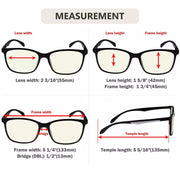 eyekeeper.com 5 Pack Stylish Blue Light Filter Reading Glasses UVR9113 Eyeglasses White Smoke 5 Pairs Mix / without magnification,5 Pairs Mix / +0.50,5 Pairs Mix / +0.75,5 Pairs Mix / +1.00,5 Pairs Mix / +1.25,5 Pairs Mix / +1.50,5 Pairs Mix / +1.75,5 Pairs Mix / +2.00,5 Pairs Mix / +2.50,5 Pairs Mix / +3.00