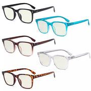 eyekeeper.com 5 Pack Stylish Blue Light Filter Reading Glasses UVRT1804 Eyeglasses White Smoke 5 Pairs Mix / without magnification,5 Pairs Mix / +0.50,5 Pairs Mix / +0.75,5 Pairs Mix / +1.00,5 Pairs Mix / +1.25,5 Pairs Mix / +1.50,5 Pairs Mix / +1.75,5 Pairs Mix / +2.00,5 Pairs Mix / +2.25,5 Pairs Mix / +2.50,5 Pairs Mix / +2.75,5 Pairs Mix / +3.00