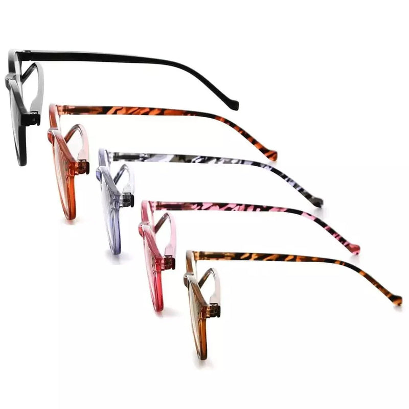 eyekeeper.com 5 Pack Oval Round Reading Glasses Pattern Design R9115B Eyeglasses White Smoke 5 Pairs Mix / +0.50,5 Pairs Mix / +0.75,5 Pairs Mix / +1.00,5 Pairs Mix / +1.25,5 Pairs Mix / +1.50,5 Pairs Mix / +1.75,5 Pairs Mix / +2.00,5 Pairs Mix / +2.50,5 Pairs Mix / +2.75,5 Pairs Mix / +3.00,5 Pairs Mix / +3.50,5 Pairs Mix / +4.00
