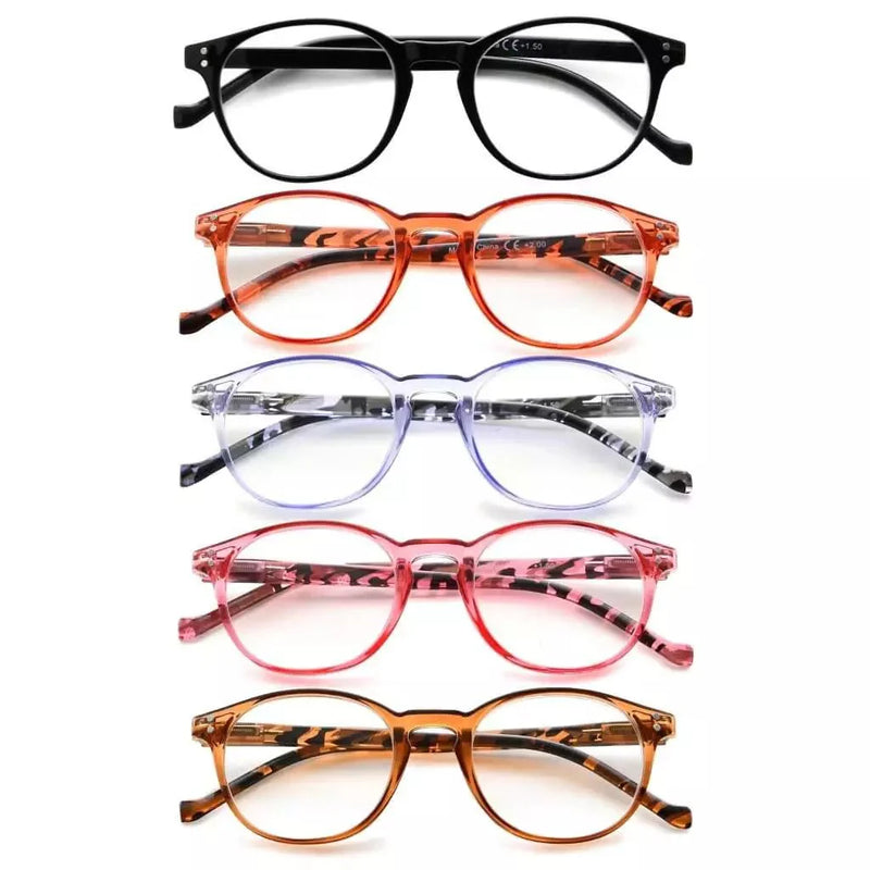 eyekeeper.com 5 Pack Oval Round Reading Glasses Pattern Design R9115B Eyeglasses White Smoke 5 Pairs Mix / +0.50,5 Pairs Mix / +0.75,5 Pairs Mix / +1.00,5 Pairs Mix / +1.25,5 Pairs Mix / +1.50,5 Pairs Mix / +1.75,5 Pairs Mix / +2.00,5 Pairs Mix / +2.50,5 Pairs Mix / +2.75,5 Pairs Mix / +3.00,5 Pairs Mix / +3.50,5 Pairs Mix / +4.00