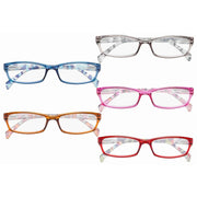 eyekeeper.com 5 Pack Stylish Funky Reading Glasses Chic Readers RT1803-A Eyeglasses White Smoke 5 Pairs Mix / +0.50,5 Pairs Mix / +0.75,5 Pairs Mix / +1.00,5 Pairs Mix / +1.25,5 Pairs Mix / +1.50,5 Pairs Mix / +1.75,5 Pairs Mix / +2.00,5 Pairs Mix / +2.25,5 Pairs Mix / +2.50,5 Pairs Mix / +2.75,5 Pairs Mix / +3.00,5 Pairs Mix / +3.50,5 Pairs Mix / +