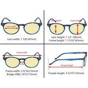 eyekeeper.com 5 Pack Stylish Oval Blue Light Blocking Reading Glasses TM071F Eyeglasses White Smoke 5 Pairs Mix / without magnification,5 Pairs Mix / +0.50,5 Pairs Mix / +0.75,5 Pairs Mix / +1.00,5 Pairs Mix / +1.25,5 Pairs Mix / +1.50,5 Pairs Mix / +1.75,5 Pairs Mix / +2.00,5 Pairs Mix / +2.25,5 Pairs Mix / +2.50,5 Pairs Mix / +3.00