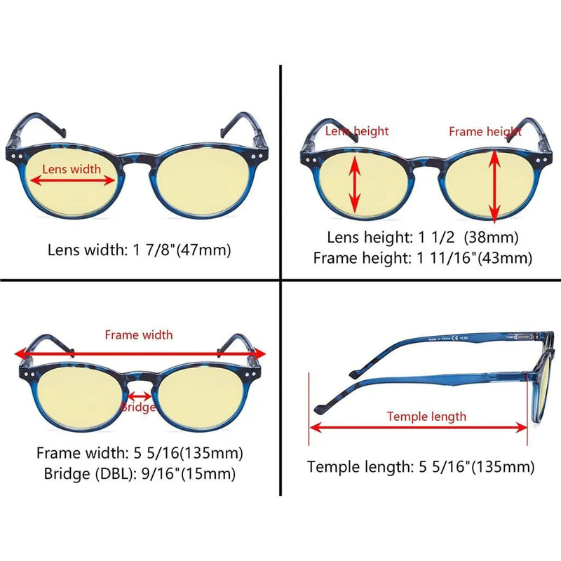 eyekeeper.com 5 Pack Stylish Oval Blue Light Blocking Reading Glasses TM071F Eyeglasses White Smoke 5 Pairs Mix / without magnification,5 Pairs Mix / +0.50,5 Pairs Mix / +0.75,5 Pairs Mix / +1.00,5 Pairs Mix / +1.25,5 Pairs Mix / +1.50,5 Pairs Mix / +1.75,5 Pairs Mix / +2.00,5 Pairs Mix / +2.25,5 Pairs Mix / +2.50,5 Pairs Mix / +3.00