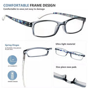 eyekeeper.com 5 Pack Stylish Pattern Design Reading Glasses Comfortable Readers R177N Eyeglasses White Smoke 5 Pairs Mix / +0.50,5 Pairs Mix / +0.75,5 Pairs Mix / +1.00,5 Pairs Mix / +1.25,5 Pairs Mix / +1.50,5 Pairs Mix / +1.75,5 Pairs Mix / +2.00,5 Pairs Mix / +2.25,5 Pairs Mix / +2.50,5 Pairs Mix / +2.75,5 Pairs Mix / +3.00,5 Pairs Mix / +3.50,5 Pairs Mix / +