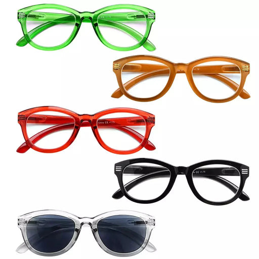 eyekeeper.com 5 Pack Stylish Reading Glasses Cat-eye Eyeglasses R2107 Eyeglasses White Smoke 5 Pairs Mix / without magnification,5 Pairs Mix / +0.50,5 Pairs Mix / +0.75,5 Pairs Mix / +1.00,5 Pairs Mix / +1.25,5 Pairs Mix / +1.50,5 Pairs Mix / +1.75,5 Pairs Mix / +2.00,5 Pairs Mix / +2.25,5 Pairs Mix / +2.50,5 Pairs Mix / +2.75,5 Pairs Mix / +3.00