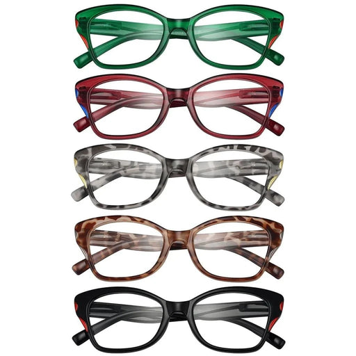 eyekeeper.com 5 Pack Stylish Reading Glasses Cat-eye Readers R2126 Eyeglasses White Smoke 5 Pairs Mix / without magnification,5 Pairs Mix / +0.50,5 Pairs Mix / +0.75,5 Pairs Mix / +1.00,5 Pairs Mix / +1.25,5 Pairs Mix / +1.50,5 Pairs Mix / +1.75,5 Pairs Mix / +2.00,5 Pairs Mix / +2.25,5 Pairs Mix / +2.50,5 Pairs Mix / +2.75,5 Pairs Mix / +3.00