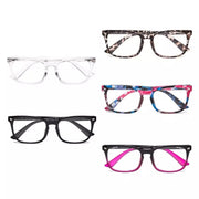 eyekeeper.com 5 Pack Stylish Reading Glasses Pattern Arms Readers RT1801 Eyeglasses White Smoke 5 Pairs Mix / without magnification,5 Pairs Mix / +0.50,5 Pairs Mix / +0.75,5 Pairs Mix / +1.00,5 Pairs Mix / +1.25,5 Pairs Mix / +1.50,5 Pairs Mix / +1.75,5 Pairs Mix / +2.00,5 Pairs Mix / +2.25,5 Pairs Mix / +2.50,5 Pairs Mix / +2.75,5 Pairs Mix / +3.00