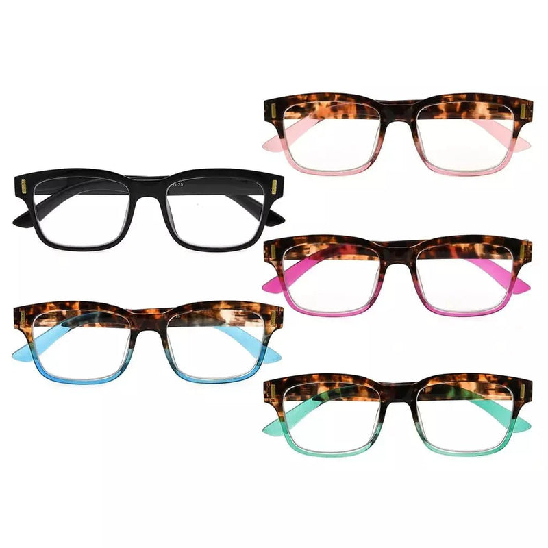 eyekeeper.com 5 Pack Stylish Reading Glasses RT1802 Eyeglasses White Smoke 5 Pairs Mix / without magnification,5 Pairs Mix / +0.50,5 Pairs Mix / +0.75,5 Pairs Mix / +1.00,5 Pairs Mix / +1.25,5 Pairs Mix / +1.50,5 Pairs Mix / +1.75,5 Pairs Mix / +2.00,5 Pairs Mix / +2.25,5 Pairs Mix / +2.50,5 Pairs Mix / +3.00,5 Pairs Mix / +3.50