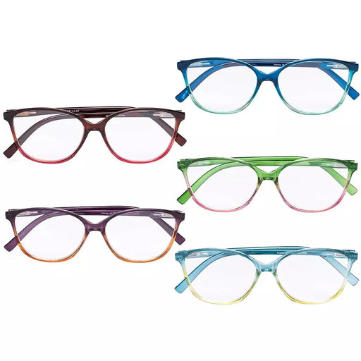 eyekeeper.com 5 Pack Stylish Reading Glasses Two-tone Readers RFH2 Eyeglasses White Smoke 5 Pairs Mix / without magnification,5 Pairs Mix / +0.50,5 Pairs Mix / +0.75,5 Pairs Mix / +1.00,5 Pairs Mix / +1.25,5 Pairs Mix / +1.50,5 Pairs Mix / +1.75,5 Pairs Mix / +2.00,5 Pairs Mix / +2.25,5 Pairs Mix / +2.50,5 Pairs Mix / +2.75,5 Pairs Mix / +3.00