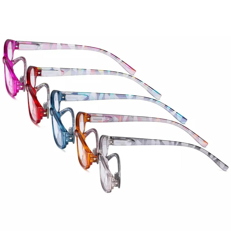 eyekeeper.com 5 Pack Stylish Reading Glasses with Pattern Arms Readers R9104G Eyeglasses White Smoke 5 Pairs Mix / +0.50,5 Pairs Mix / +0.75,5 Pairs Mix / +1.00,5 Pairs Mix / +1.25,5 Pairs Mix / +1.50,5 Pairs Mix / +1.75,5 Pairs Mix / +2.00,5 Pairs Mix / +2.25,5 Pairs Mix / +2.50,5 Pairs Mix / +2.75,5 Pairs Mix / +3.00,5 Pairs Mix / +3.50,5 Pairs Mix / +