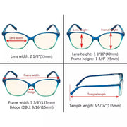 eyekeeper.com 5 Pack Stylish Two-tone Blue Light Filter Readers UVRFH2 Eyeglasses White Smoke 5 Pairs Mix / without magnification,5 Pairs Mix / +0.50,5 Pairs Mix / +0.75,5 Pairs Mix / +1.00,5 Pairs Mix / +1.25,5 Pairs Mix / +1.50,5 Pairs Mix / +1.75,5 Pairs Mix / +2.00,5 Pairs Mix / +2.50,5 Pairs Mix / +3.00