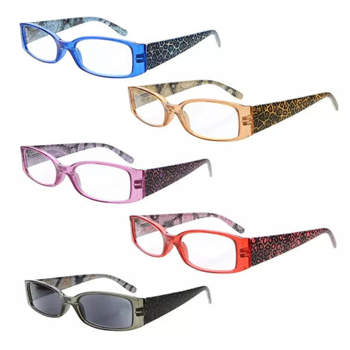 eyekeeper.com 5 Pack Tiger Pattern Rectangle Reading Glasses R040A Eyeglasses White Smoke 5 Pairs Mix / +0.50,5 Pairs Mix / +0.75,5 Pairs Mix / +1.00,5 Pairs Mix / +1.25,5 Pairs Mix / +1.50,5 Pairs Mix / +1.75,5 Pairs Mix / +2.00,5 Pairs Mix / +2.25,5 Pairs Mix / +2.50,5 Pairs Mix / +2.75,5 Pairs Mix / +3.00,5 Pairs Mix / +3.50,5 Pairs Mix / +