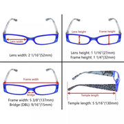 eyekeeper.com 5 Pack Tiger Pattern Rectangle Reading Glasses R040A Eyeglasses White Smoke 5 Pairs Mix / +0.50,5 Pairs Mix / +0.75,5 Pairs Mix / +1.00,5 Pairs Mix / +1.25,5 Pairs Mix / +1.50,5 Pairs Mix / +1.75,5 Pairs Mix / +2.00,5 Pairs Mix / +2.25,5 Pairs Mix / +2.50,5 Pairs Mix / +2.75,5 Pairs Mix / +3.00,5 Pairs Mix / +3.50,5 Pairs Mix / +