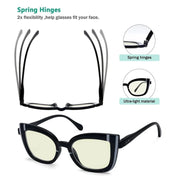 eyekeeper.com 5 Pack Trendy Cat-eye Blue Light Filter Reading Glasses UV2117 Eyeglasses White Smoke 5 Pairs Mix / without magnification,5 Pairs Mix / +0.50,5 Pairs Mix / +1.00,5 Pairs Mix / +1.25,5 Pairs Mix / +1.50,5 Pairs Mix / +1.75,5 Pairs Mix / +2.00,5 Pairs Mix / +2.25,5 Pairs Mix / +2.50,5 Pairs Mix / +3.00,5 Pairs Mix / +3.50,5 Pairs Mix / +4.00