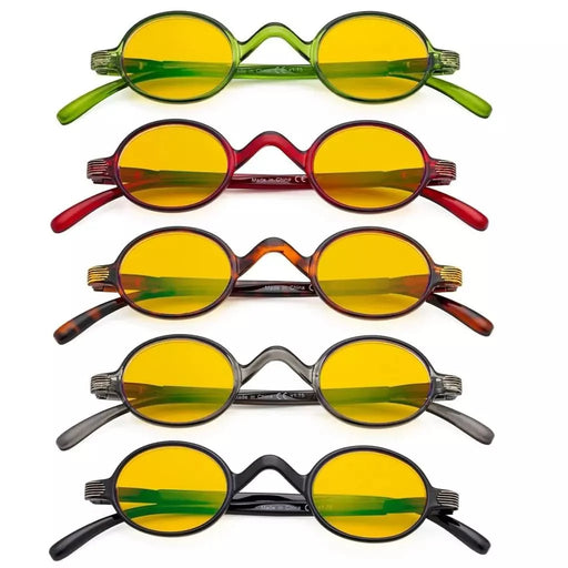 eyekeeper.com 5 Pack Vintage Blue Light Blocking Reading Glasses HPR077X Eyeglasses White Smoke 5 Pairs Mix / without magnification,5 Pairs Mix / +0.50,5 Pairs Mix / +0.75,5 Pairs Mix / +1.00,5 Pairs Mix / +1.25,5 Pairs Mix / +1.50,5 Pairs Mix / +1.75,5 Pairs Mix / +2.00,5 Pairs Mix / +2.50,5 Pairs Mix / +3.00