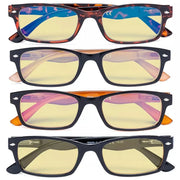 eyekeeper.com 5 Pack Vintage Blue Light Blocking Reading Glasses TMCG055 Eyeglasses White Smoke 5 Pairs Mix / without magnification,5 Pairs Mix / +0.50,5 Pairs Mix / +0.75,5 Pairs Mix / +1.00,5 Pairs Mix / +1.25,5 Pairs Mix / +1.50,5 Pairs Mix / +1.75,5 Pairs Mix / +2.00,5 Pairs Mix / +2.50