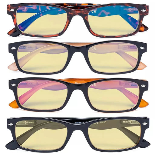 eyekeeper.com 5 Pack Vintage Blue Light Blocking Reading Glasses TMCG055 Eyeglasses White Smoke 5 Pairs Mix / without magnification,5 Pairs Mix / +0.50,5 Pairs Mix / +0.75,5 Pairs Mix / +1.00,5 Pairs Mix / +1.25,5 Pairs Mix / +1.50,5 Pairs Mix / +1.75,5 Pairs Mix / +2.00,5 Pairs Mix / +2.50