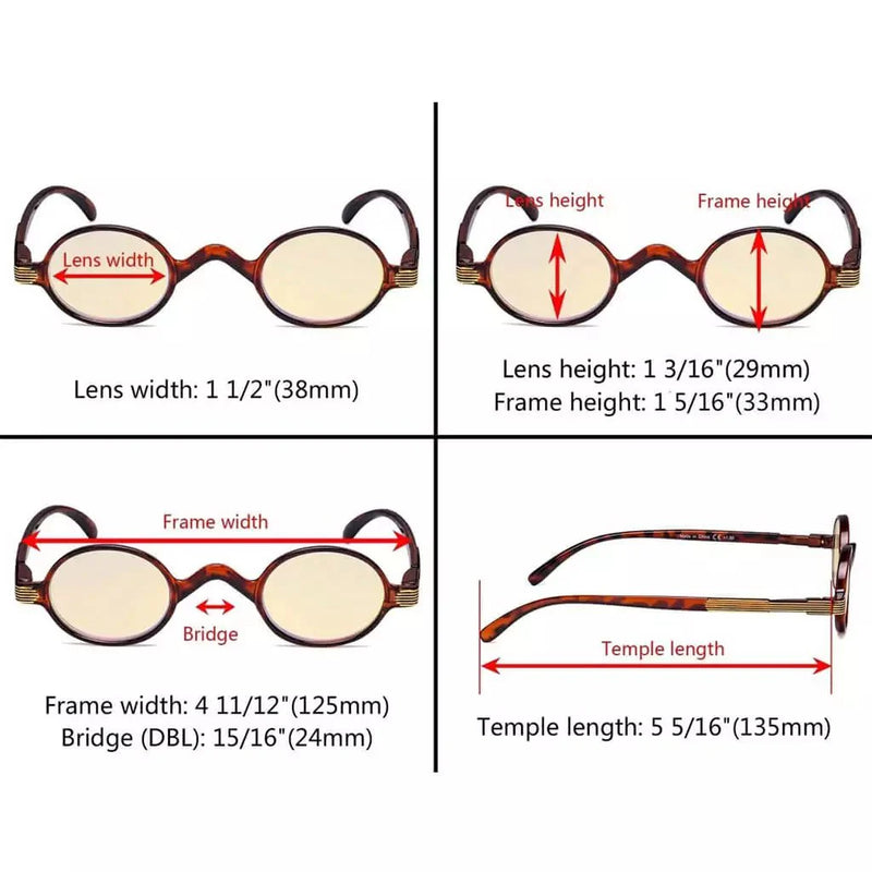 eyekeeper.com 5 Pack Vintage Blue Light Blocking Reading Glasses TMR077X Eyeglasses White Smoke 5 Pairs Mix / without magnification,5 Pairs Mix / +0.50,5 Pairs Mix / +0.75,5 Pairs Mix / +1.00,5 Pairs Mix / +1.25,5 Pairs Mix / +1.50,5 Pairs Mix / +1.75,5 Pairs Mix / +2.00,5 Pairs Mix / +2.50,5 Pairs Mix / +3.00