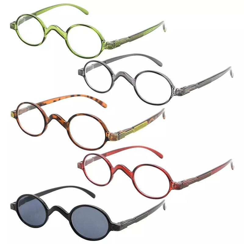 eyekeeper.com 5 Pack Vintage Oval Small Reading Glasses R077 Eyeglasses White Smoke 5 Pairs Mix / without magnification,5 Pairs Mix / +0.50,5 Pairs Mix / +0.75,5 Pairs Mix / +1.00,5 Pairs Mix / +1.25,5 Pairs Mix / +1.50,5 Pairs Mix / +1.75,5 Pairs Mix / +2.00,5 Pairs Mix / +2.25,5 Pairs Mix / +2.50,5 Pairs Mix / +2.75,5 Pairs Mix / +3.00