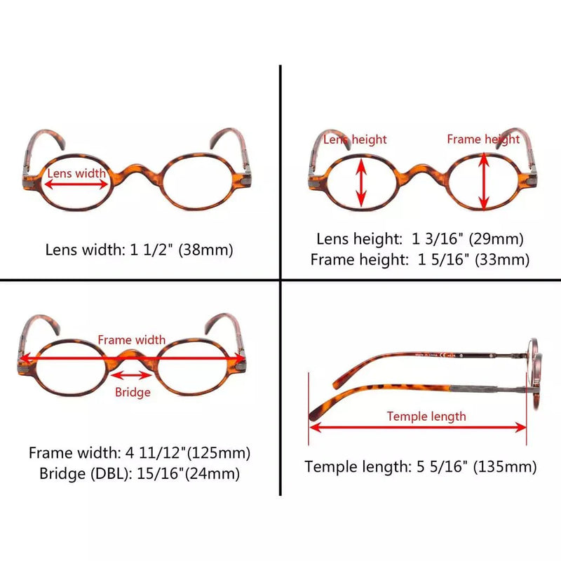 eyekeeper.com 5 Pack Vintage Oval Small Reading Glasses R077 Eyeglasses White Smoke 5 Pairs Mix / without magnification,5 Pairs Mix / +0.50,5 Pairs Mix / +0.75,5 Pairs Mix / +1.00,5 Pairs Mix / +1.25,5 Pairs Mix / +1.50,5 Pairs Mix / +1.75,5 Pairs Mix / +2.00,5 Pairs Mix / +2.25,5 Pairs Mix / +2.50,5 Pairs Mix / +2.75,5 Pairs Mix / +3.00