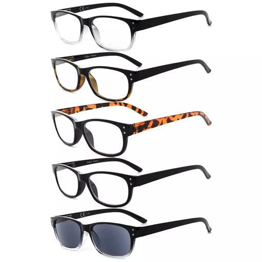 eyekeeper.com 5 Pack Vintage Reading Glasses R019 Eyeglasses White Smoke 5 Pairs Mix / +0.50,5 Pairs Mix / +0.75,5 Pairs Mix / +1.00,5 Pairs Mix / +1.25,5 Pairs Mix / +1.75,5 Pairs Mix / +2.00,5 Pairs Mix / +2.50,5 Pairs Mix / +2.75,5 Pairs Mix / +3.00,5 Pairs Mix / +3.50