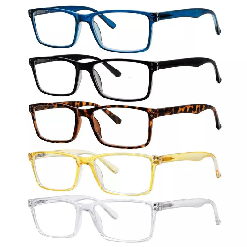 eyekeeper.com 5 Pack Vintage Rectangle Reading Glasses Classic Readers R802 Eyeglasses White Smoke 5 Pairs Mix / +0.50,5 Pairs Mix / +0.75,5 Pairs Mix / +1.00,5 Pairs Mix / +1.25,5 Pairs Mix / +1.50,5 Pairs Mix / +1.75,5 Pairs Mix / +2.00,5 Pairs Mix / +2.50,5 Pairs Mix / +2.75,5 Pairs Mix / +3.00,5 Pairs Mix / +3.50,5 Pairs Mix / +4.00