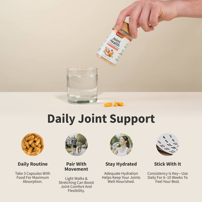 Snap Supplements Joint Health Antique White