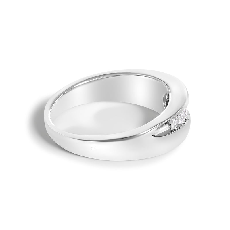 Bids.com Men's.925 Sterling Silver 1/2 Cttw Diamond 9 Stone Band Ring - Size 10 Rings Lavender 10 / White.Sterling Silver,9 / White.Sterling Silver,11 / White.Sterling Silver,9.5 / White.Sterling Silver,10.5 / White.Sterling Silver,11.5 / White.Sterling Silver