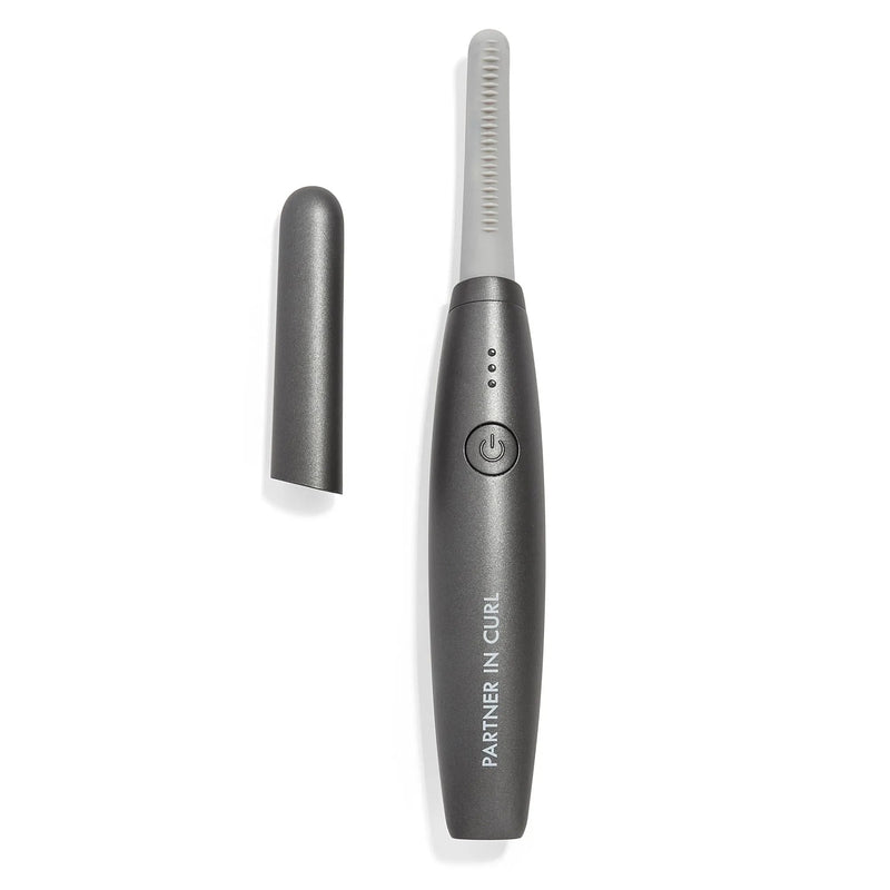 Chella deluxe heated eyelash curler Brow & Eye White Smoke