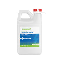 Rx Destroyer Rx Destroyer Pro Series For LIQUIDS 64 Oz. Starter Kit With Secured Wall Mount Medical Supplies Lavender