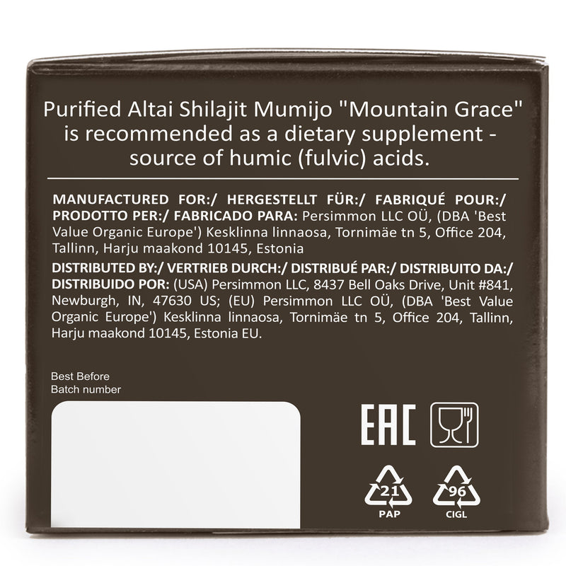 SiberianGreen.com Siberian Shilajit Altai Mumijo Resin | Sibirska Mountain Grace 100g (Sachera-Med) Body Wash Dark Slate Gray