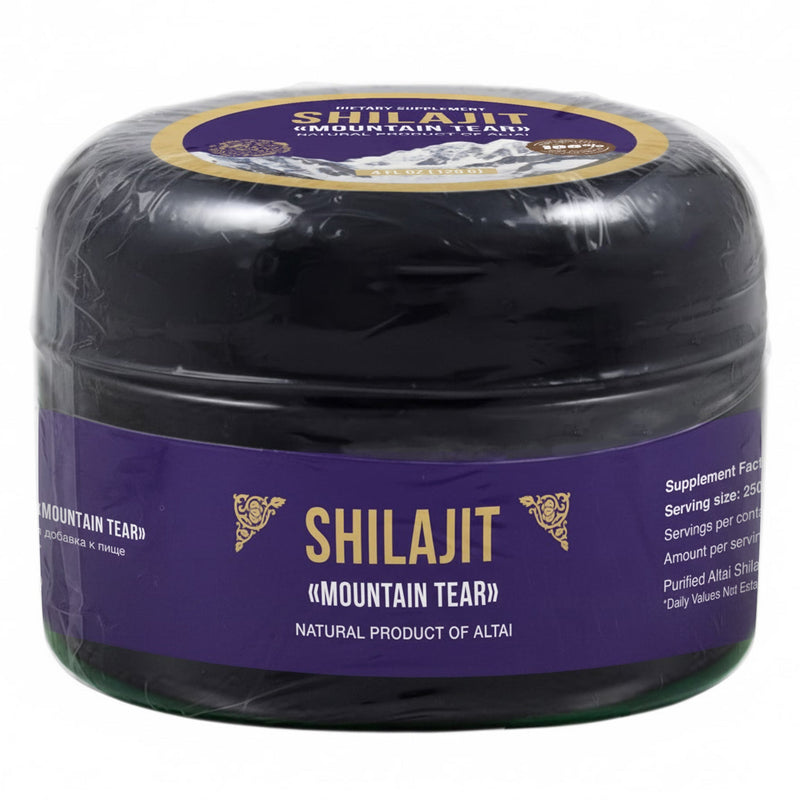 SiberianGreen.com Siberian "Mountain Tear" Pure Premium Sibirska Shilajit Mumijo Resin – 4oz (120ml) Body Wash Dark Slate Gray