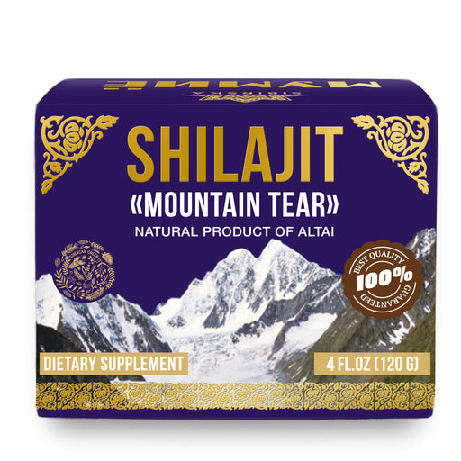 SiberianGreen.com Siberian "Mountain Tear" Pure Premium Sibirska Shilajit Mumijo Resin – 4oz (120ml) Body Wash Midnight Blue