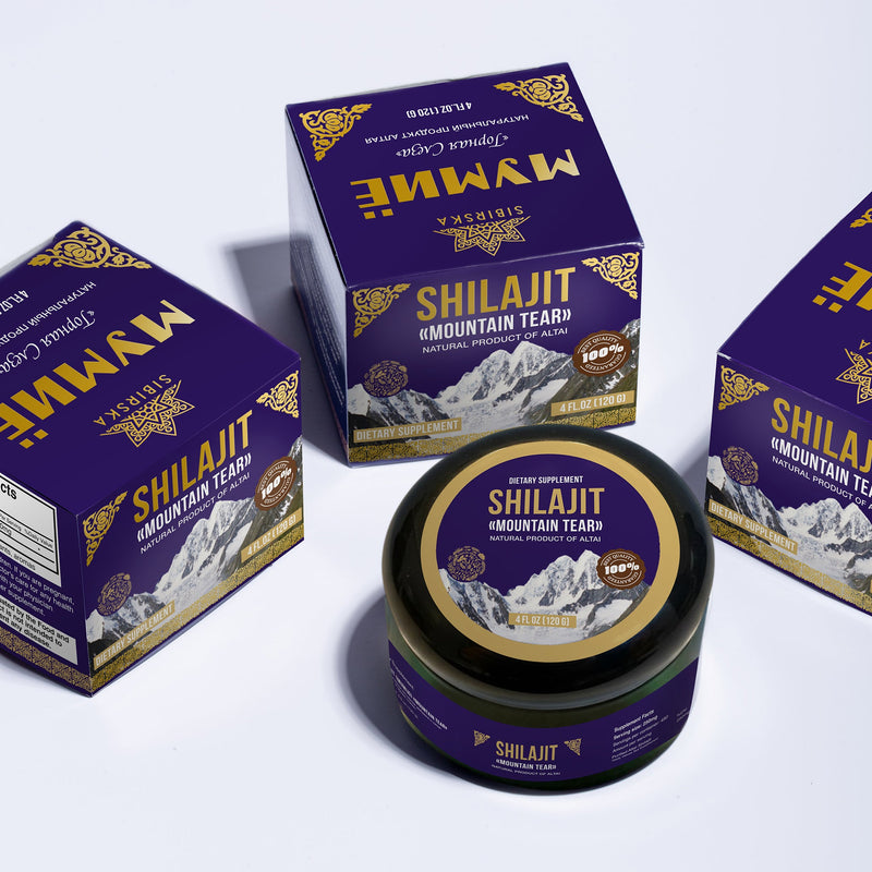 SiberianGreen.com Siberian "Mountain Tear" Pure Premium Sibirska Shilajit Mumijo Resin – 4oz (120ml) Body Wash Lavender