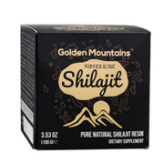 SiberianGreen.com Golden Mountains Shilajit Resin 100g: Pure Altai Mountains Shilajit by Siberian Green Body Wash Black