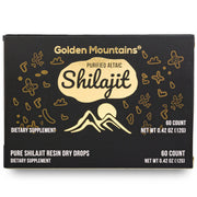 SiberianGreen.com Siberian Green Shilajit Dry Drops | Altai Golden Mountains | 60 x 200mg Herbs Dark Slate Gray