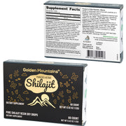 SiberianGreen.com Siberian Green Shilajit Dry Drops | Altai Golden Mountains | 60 x 200mg Herbs White Smoke