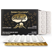 SiberianGreen.com Shilajit 120 Dry Drops: Altai Golden Mountains Shilajit by Siberian Green Herbs Dark Slate Gray